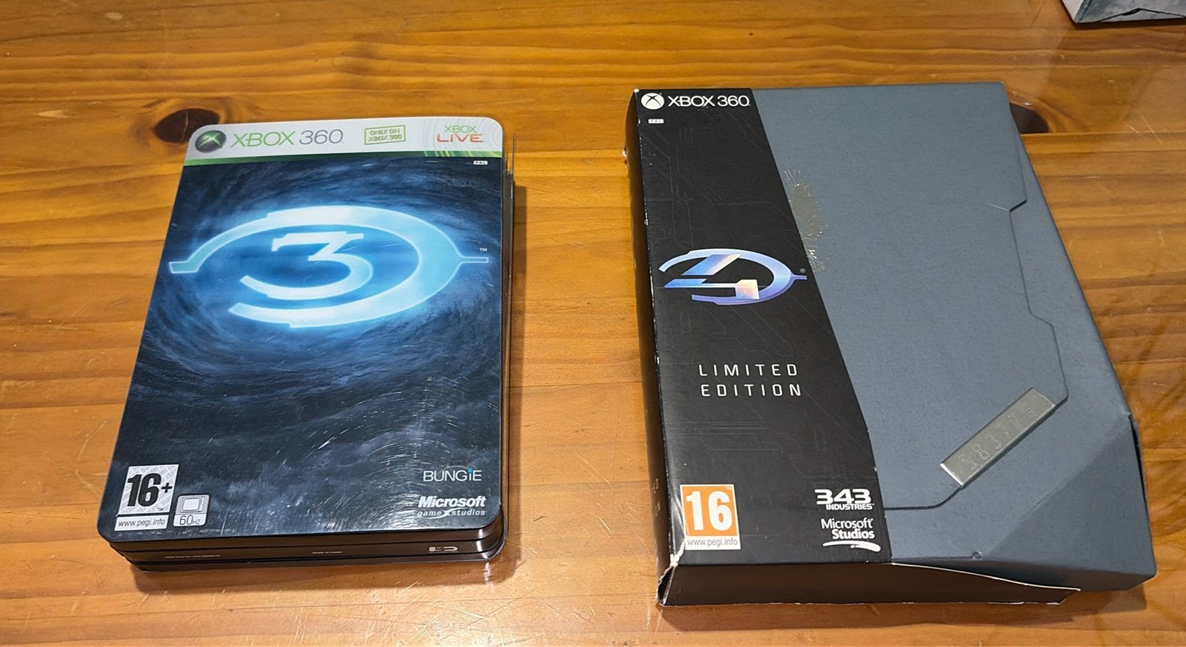 Halo 3 en Halo 4 collector’s edition Xbox 360, Shooter, Ophalen of Verzenden, Zo goed als nieuw, 3 spelers of meer