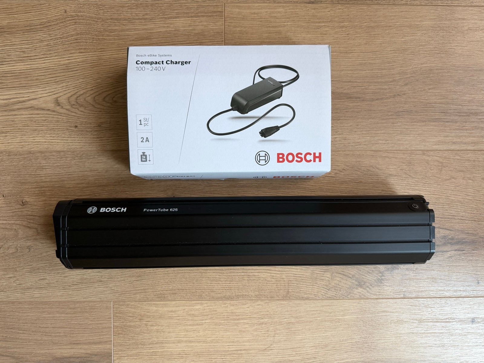 Bosch PowerTube 625 accu, Ophalen, Zo goed als nieuw