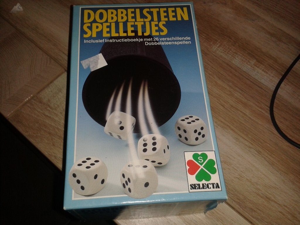 dobbelsteen spelletjes, Ophalen of Verzenden, Zo goed als nieuw