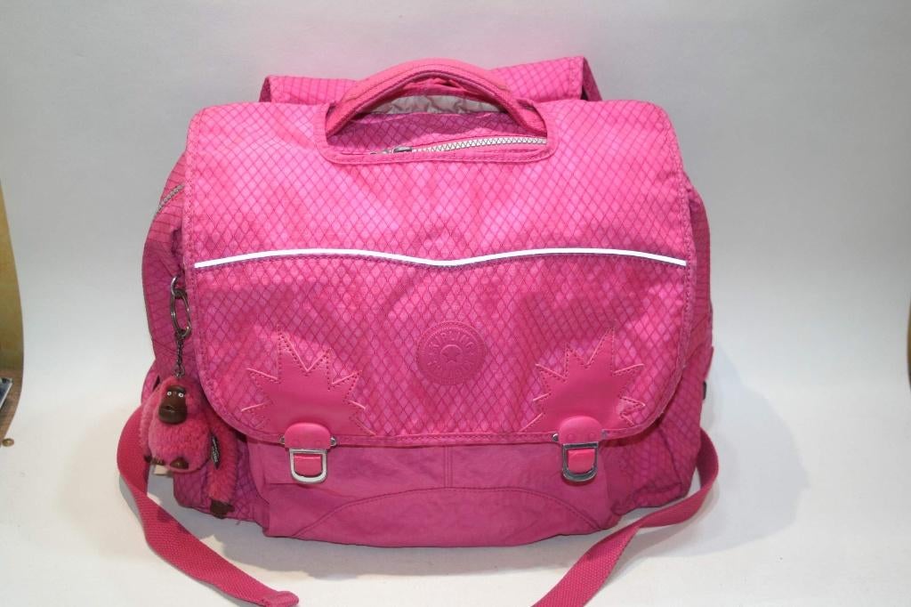 Kipling school / boeken / rugtas Iniko met aapje Beatriz TOP, Verzenden, Zo goed als nieuw, Rugtas, 40 tot 50 cm