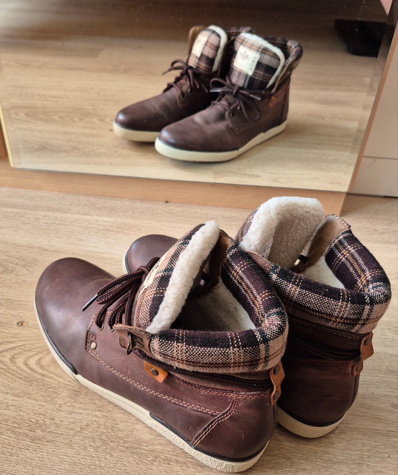 Rieker veterboots maat 42 donker bruin, gevoerd, nieuw, Kleding | Heren, Schoenen, Bruin, Boots, Nieuw, Ophalen of Verzenden