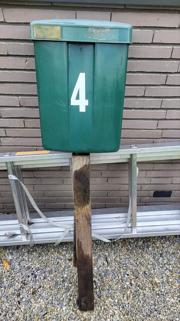 Groene ptt brievenbus, Ophalen, Gebruikt, Kunststof