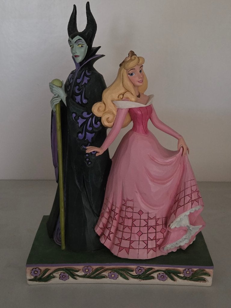 Disney Traditions Aurora and Maleficent, Ophalen of Verzenden, Zo goed als nieuw, Beeldje of Figuurtje
