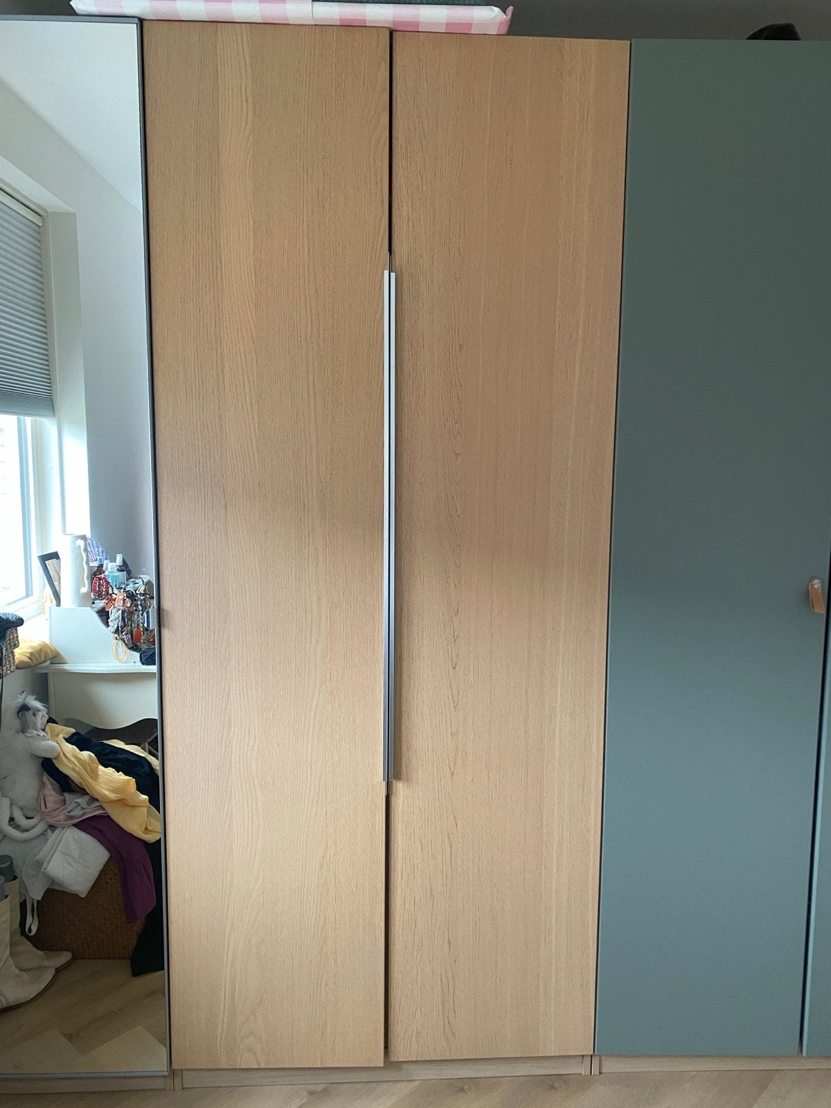 Pax deuren 2 stuks eiken fineer, Ophalen, Gebruikt, 200 cm of meer, 50 tot 100 cm