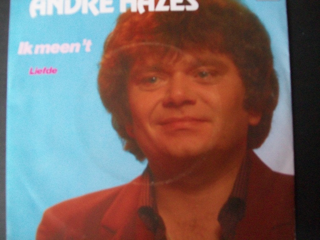 ANDRE HAZES met IK MEEN 'T (1984) in nieuwstaat , Cd's en Dvd's, Vinyl Singles, Verzenden, 7 inch, Zo goed als nieuw, Inclusief binnenhoes