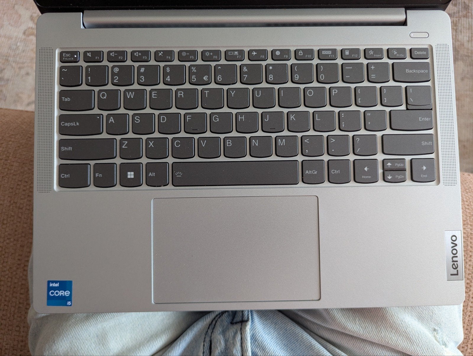 Lenovo IdeaPad Slim 5 14IAH8 - aluminium, Scherm defect, Ophalen, Gebruikt, Qwerty, 14 inch