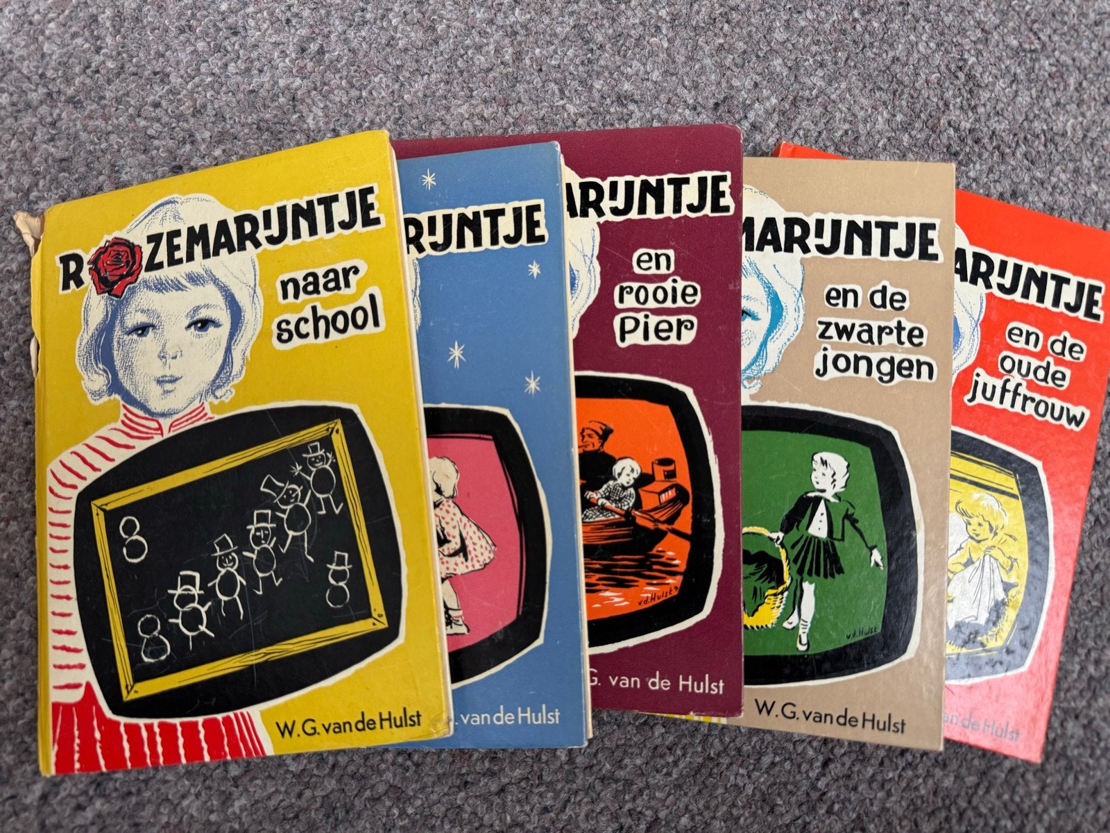Complete serie Rozemarijntje boeken - W.G. van de Hulst, Ophalen of Verzenden, Zo goed als nieuw, Fictie algemeen