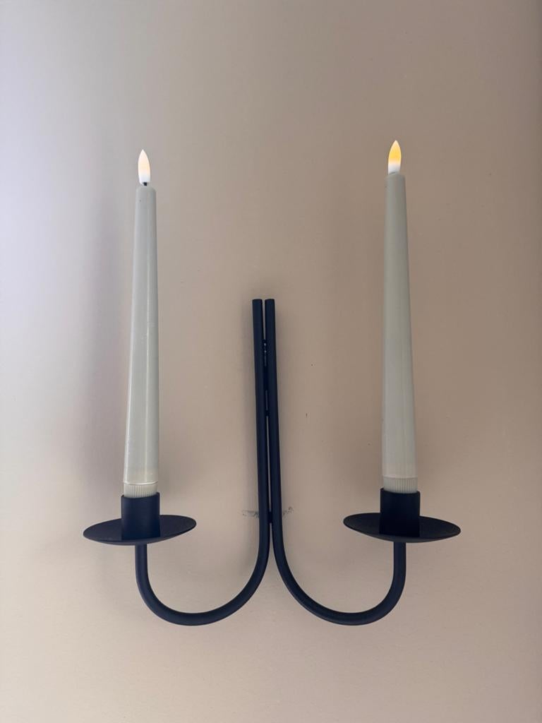 Kandelaar zwart (wand), Antiek en Kunst, Ophalen