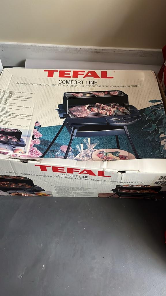 Tefal Comfort Line electric tafelbarbecue, Tuin en Terras, Elektrische barbecues, Ophalen of Verzenden, Gebruikt