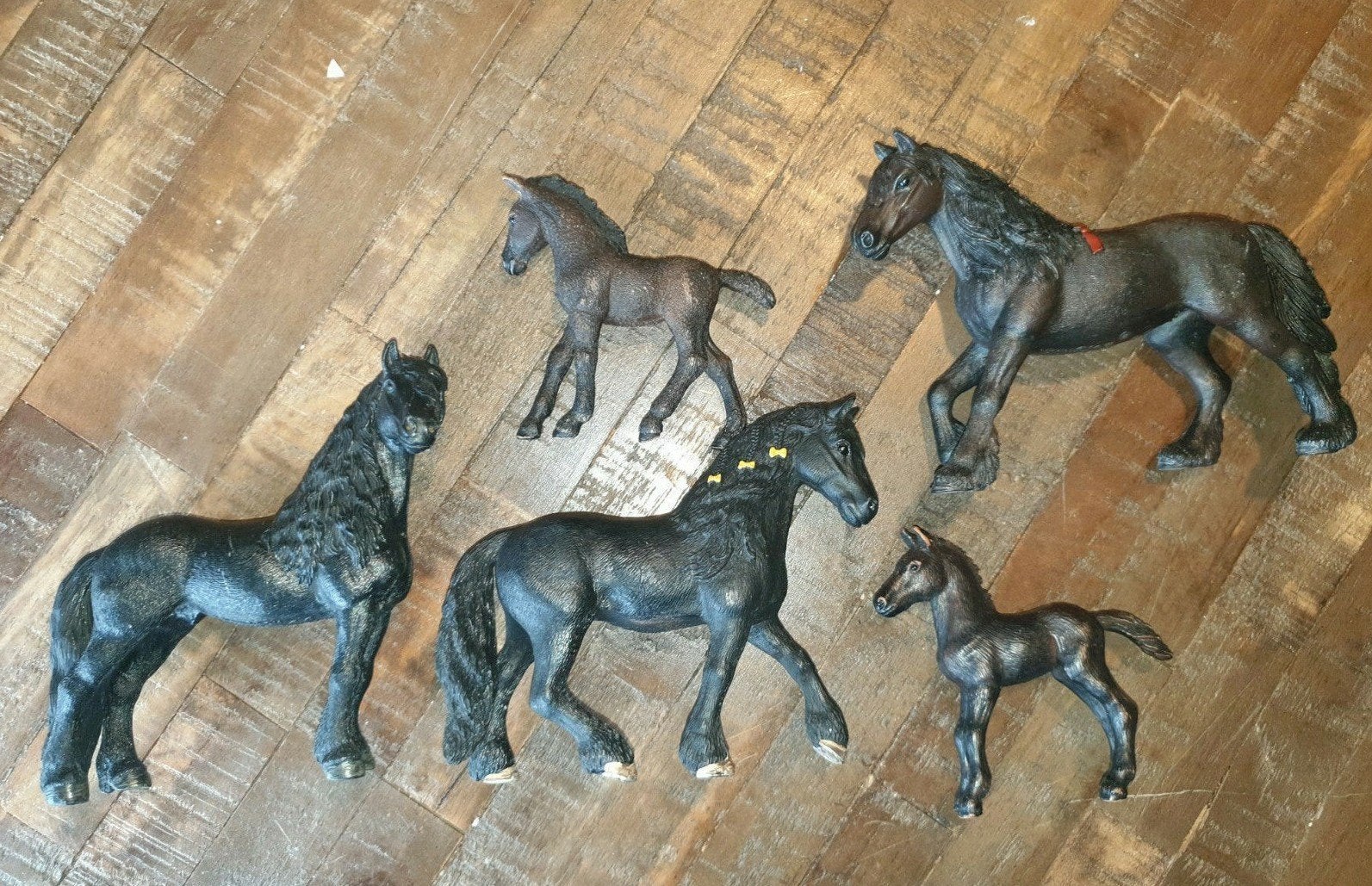 schleich Friezen, Ophalen of Verzenden, Zo goed als nieuw, Paard, Beeldje of Figuurtje