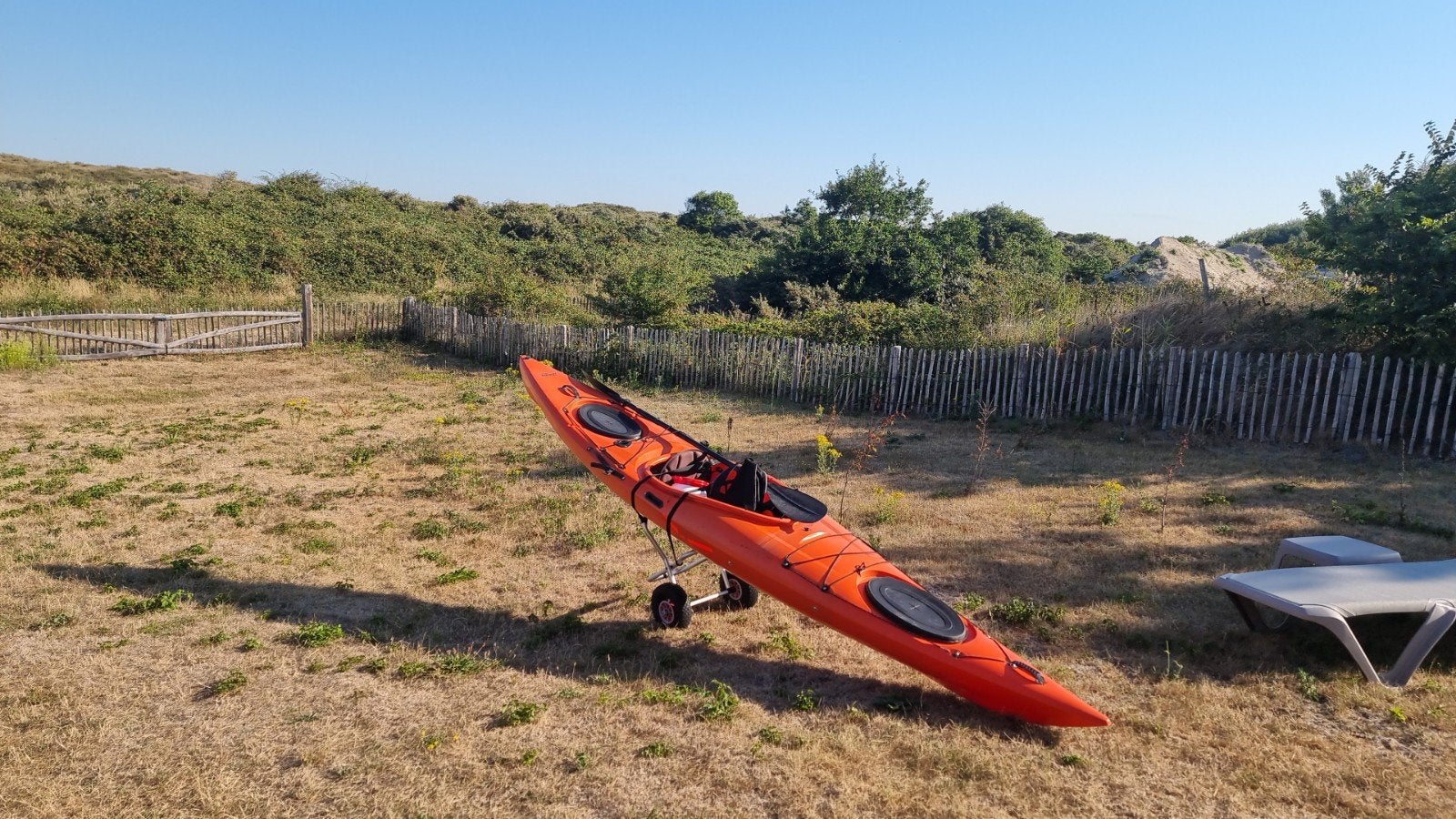 Oranje Riot Edge 12.5 zonder kar, Ophalen, Gebruikt, 1-persoons