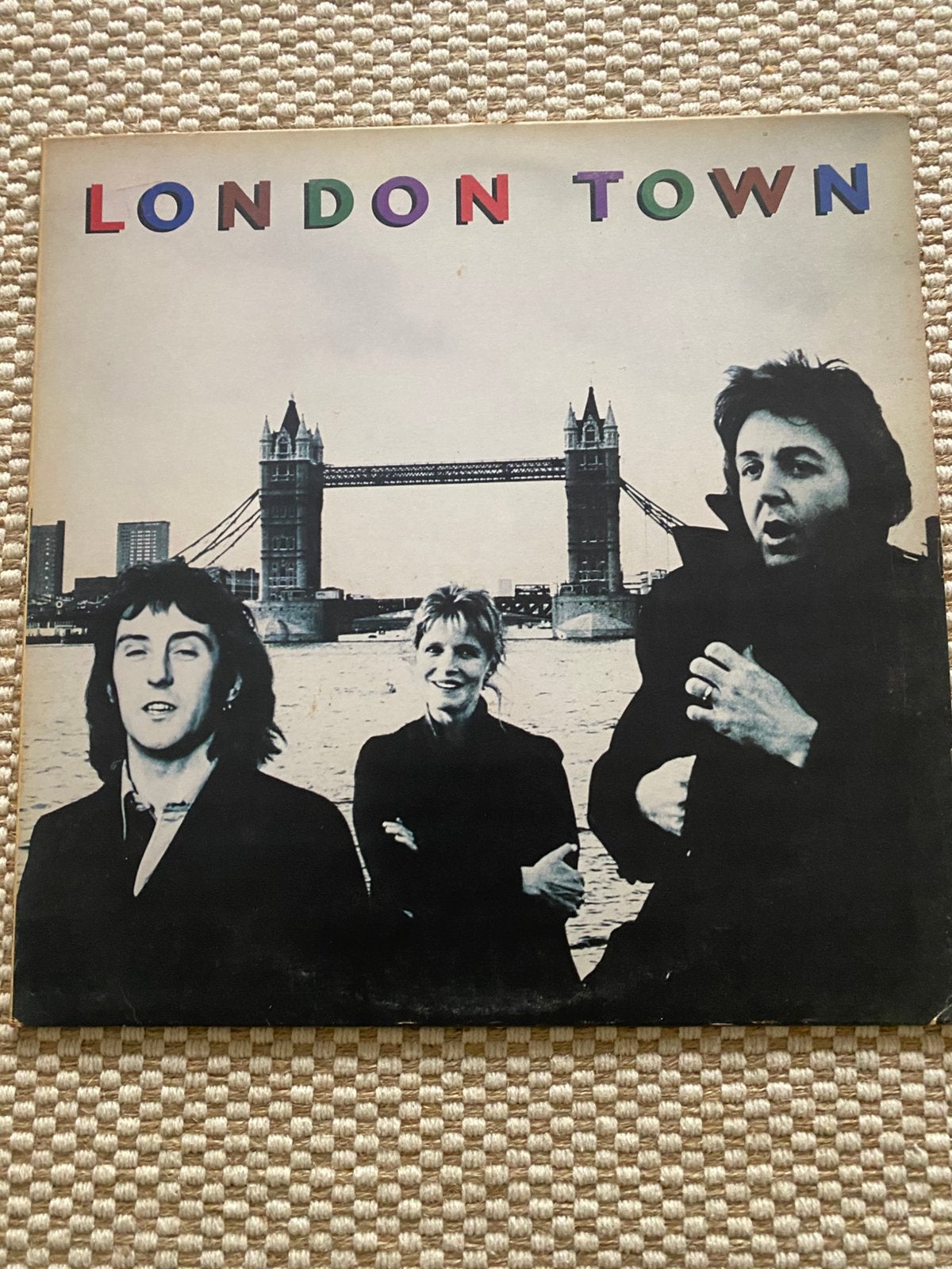 Vinyl Wings London Town, Paul McCartney, Ophalen of Verzenden, Poprock, Album, Gebruikt