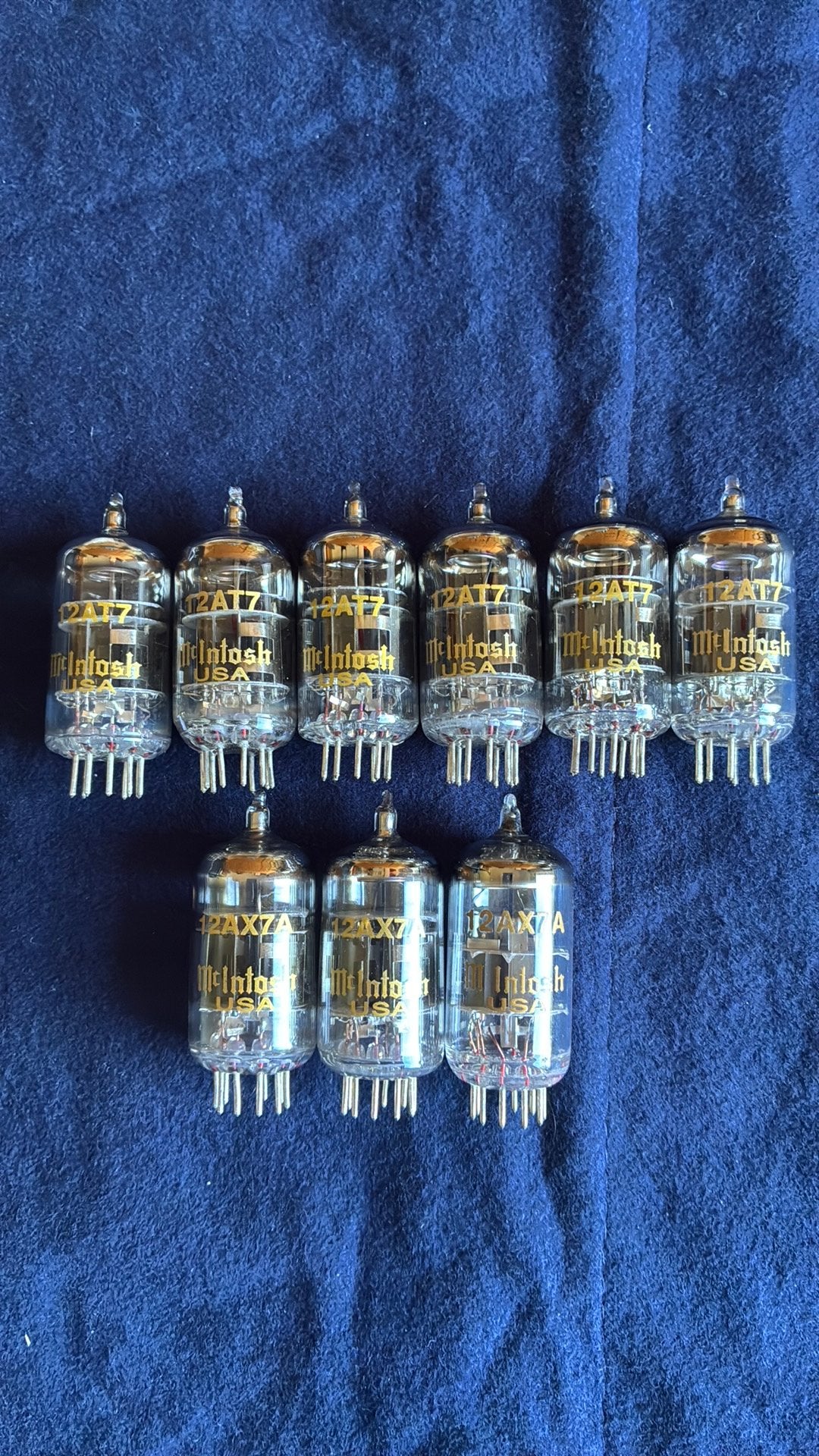 McIntosh 12AT7 (6x) & 12AX7 (3x), Ophalen of Verzenden, Buis of Buizen