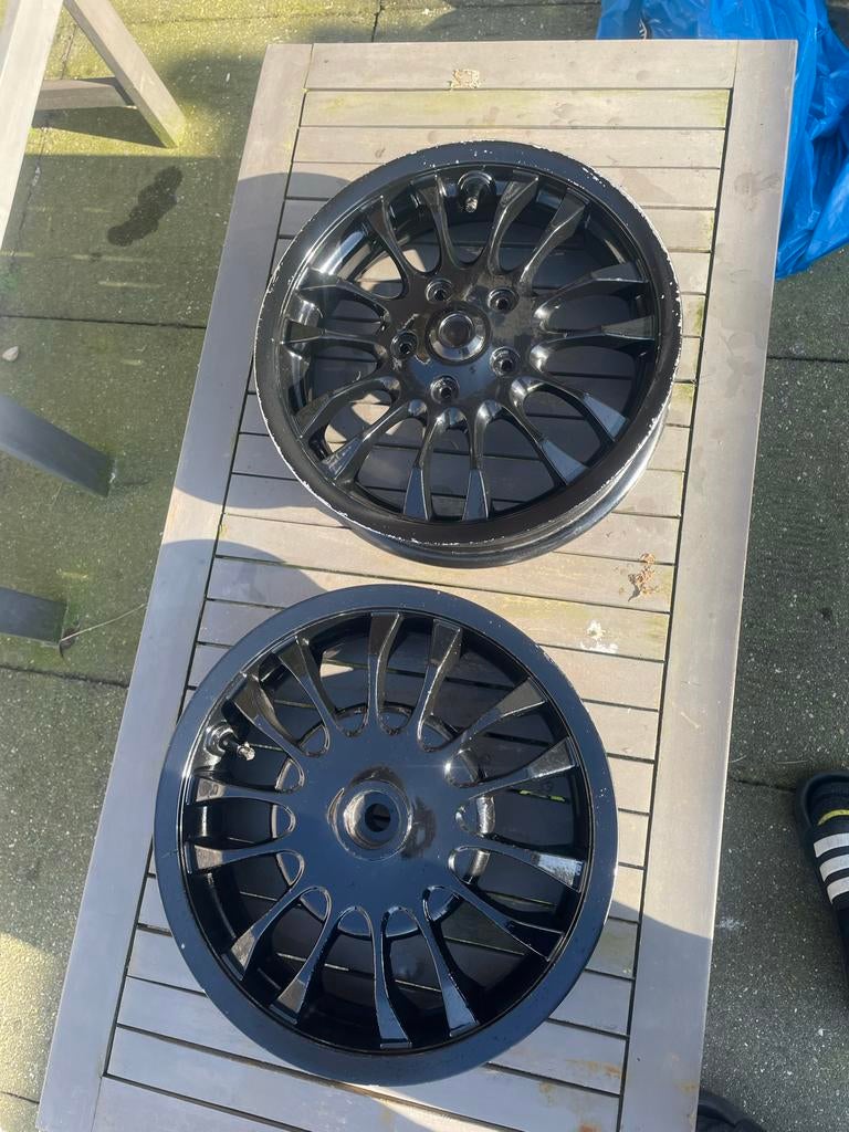 Zwarte Vespa Velgen 13 INCH, Ophalen, Gebruikt, Overige typen, Vespa