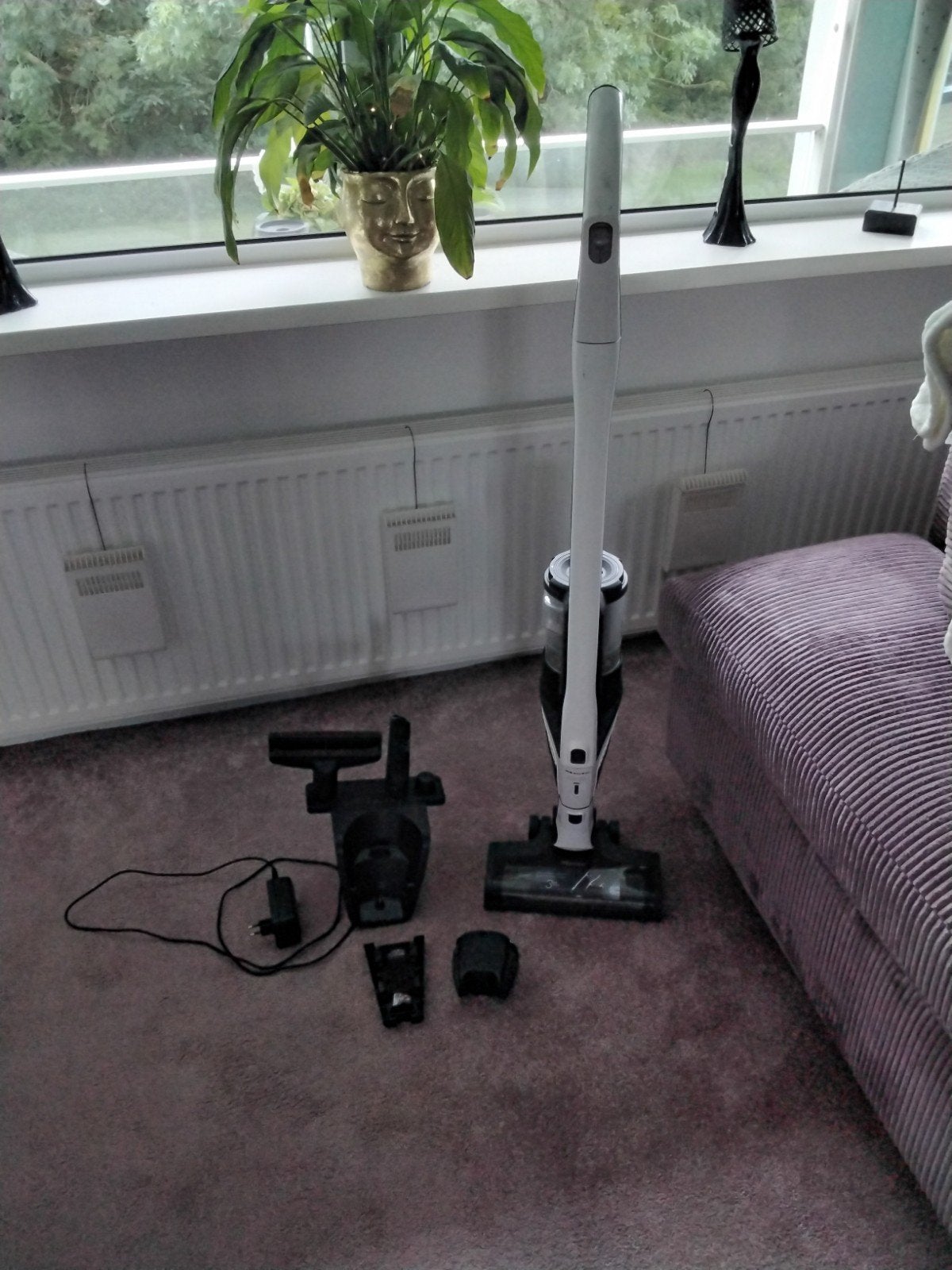 Miele Steelstofzuiger met 2 accu's - Draadloos en Zakloos, Ophalen, Gebruikt, Draadloos, Miele