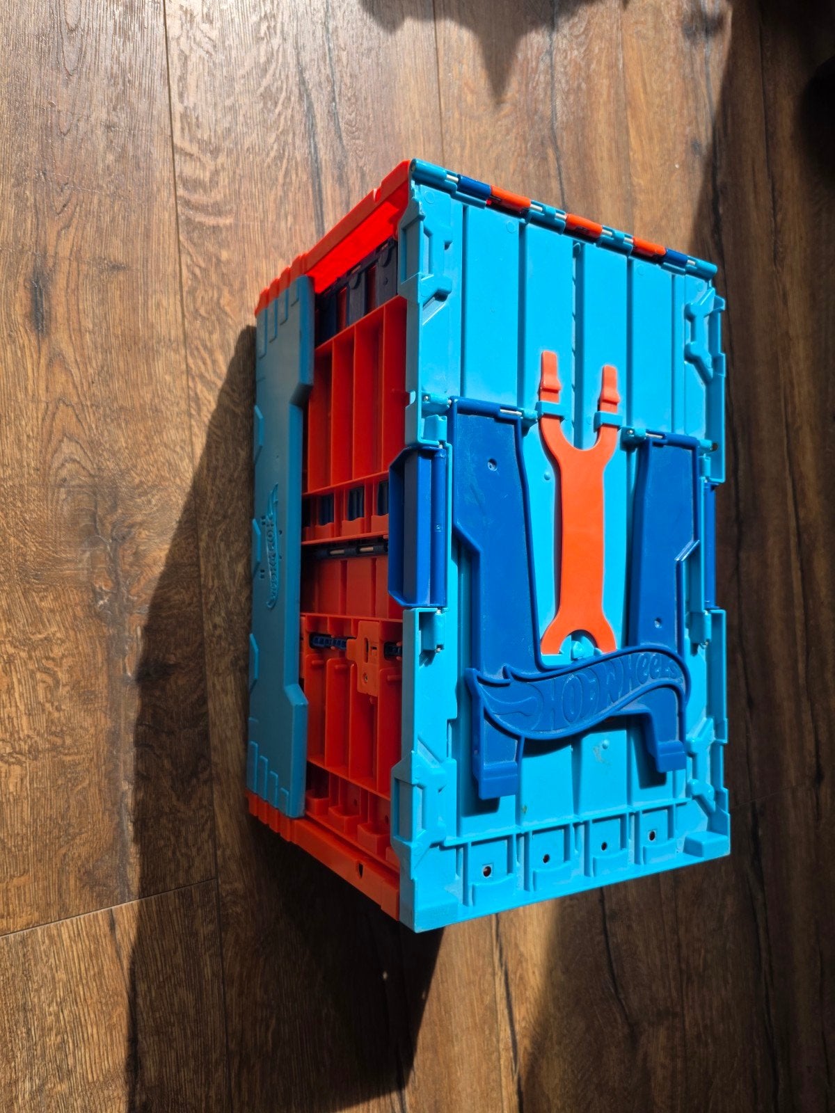Hot Wheels Kist Racebaan en Opbergbox, Ophalen, Gebruikt