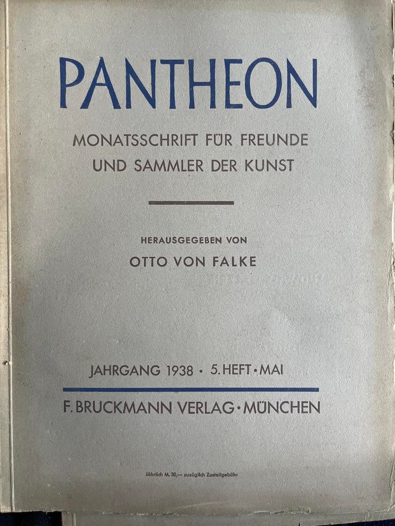 ‘38/5 Pantheon: Maandschrift voor Vrienden en Verzamelaars v, Ophalen of Verzenden, Gelezen, Overige onderwerpen