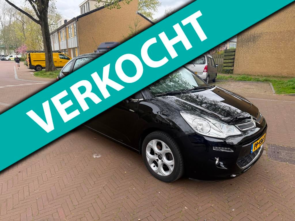 Citroen C3 AUTOMAAT / Camera / Navigatie / Volledig historie, Euro 5, 15 km/l, 4 cilinders, Zwart
