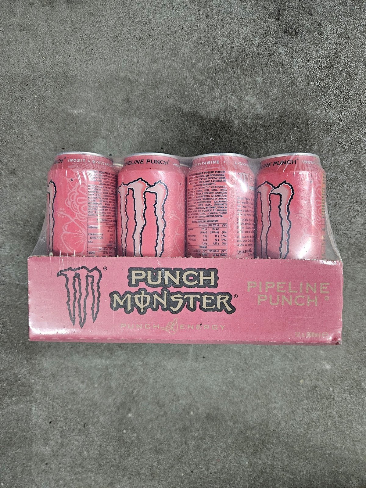 12 stuks Monster punch energy, Ophalen of Verzenden