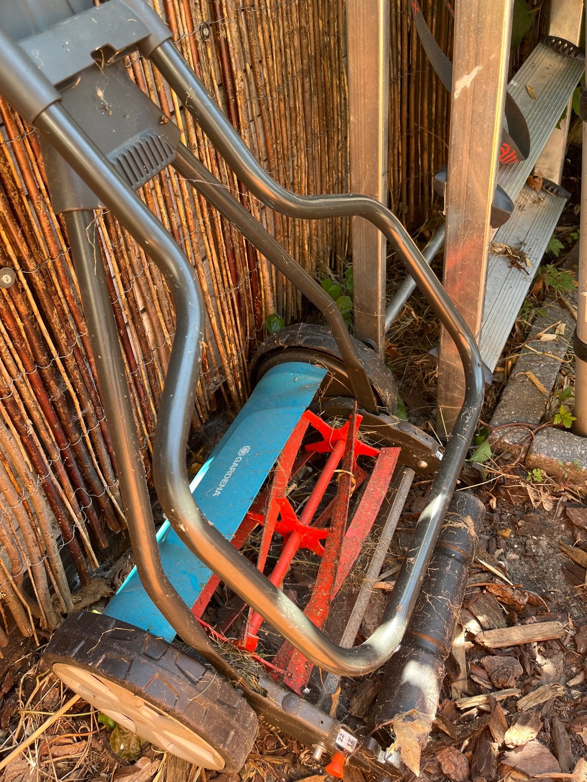 Gardena 330 handgrasmaaier - Gebruikt, Ophalen, Gebruikt, Handgrasmaaier, 30 t/m 39 cm