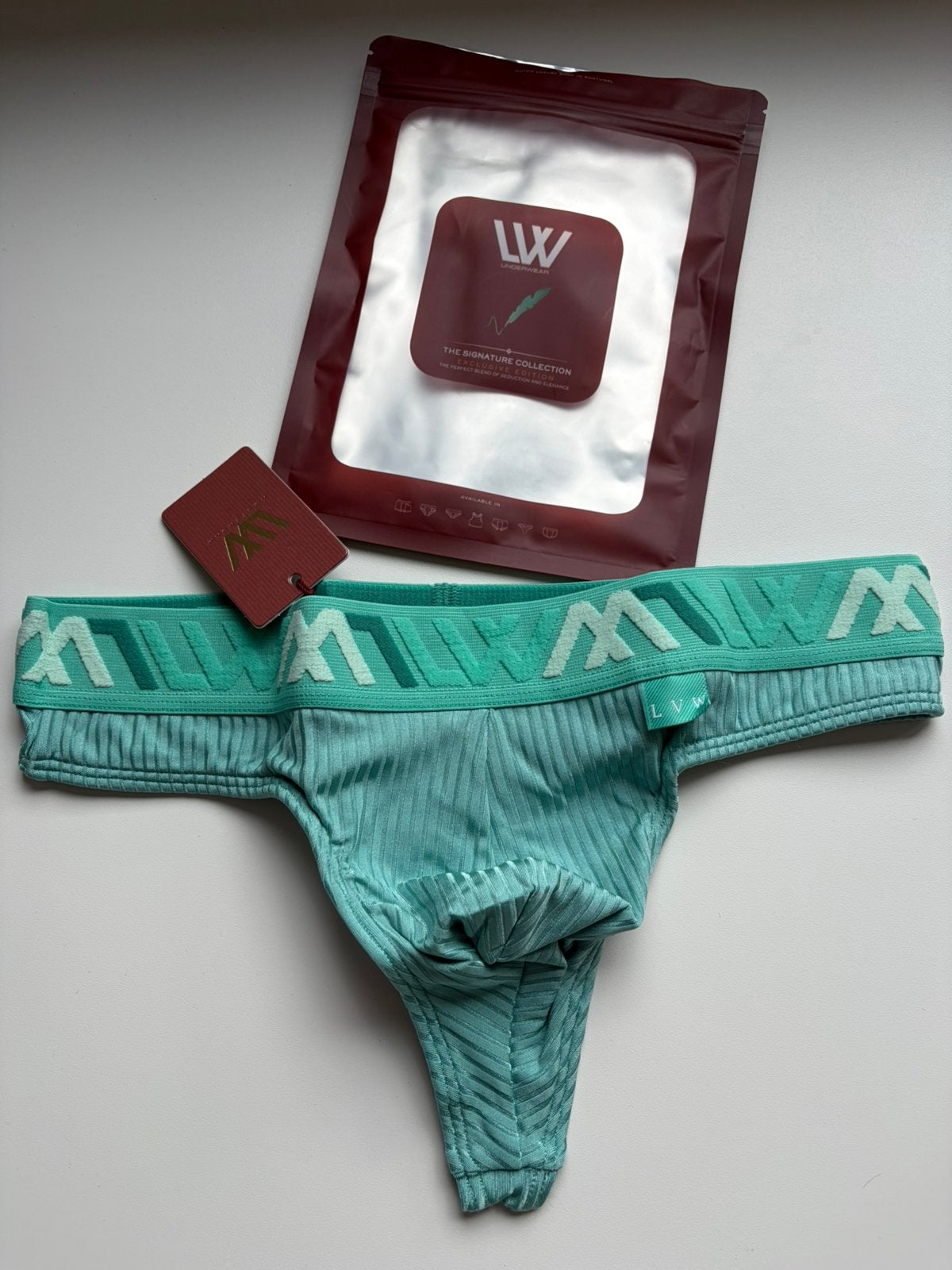LVW Polyamide Exclusive Thong, Kleding | Heren, Ondergoed, Verzenden, Groen, Slip