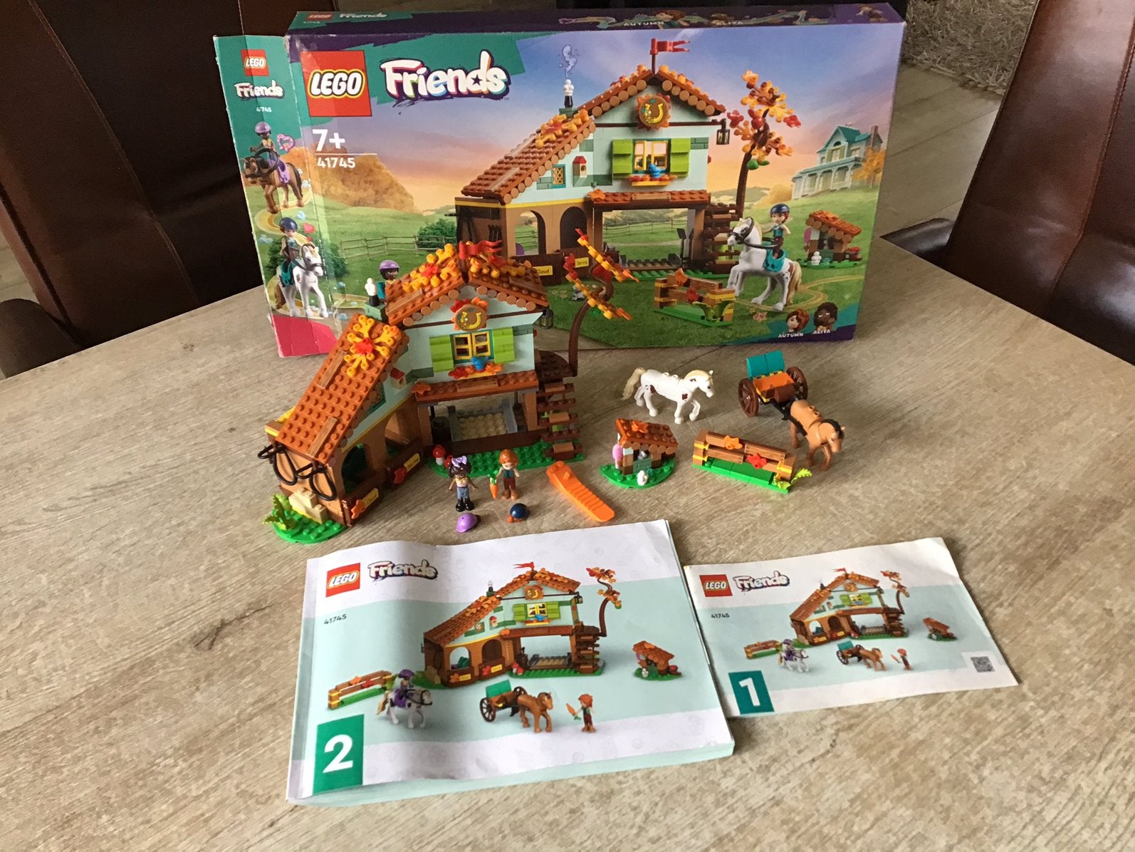 Lego friends Autumn’s paardenstal 41745 + DOOS, Ophalen of Verzenden, Zo goed als nieuw
