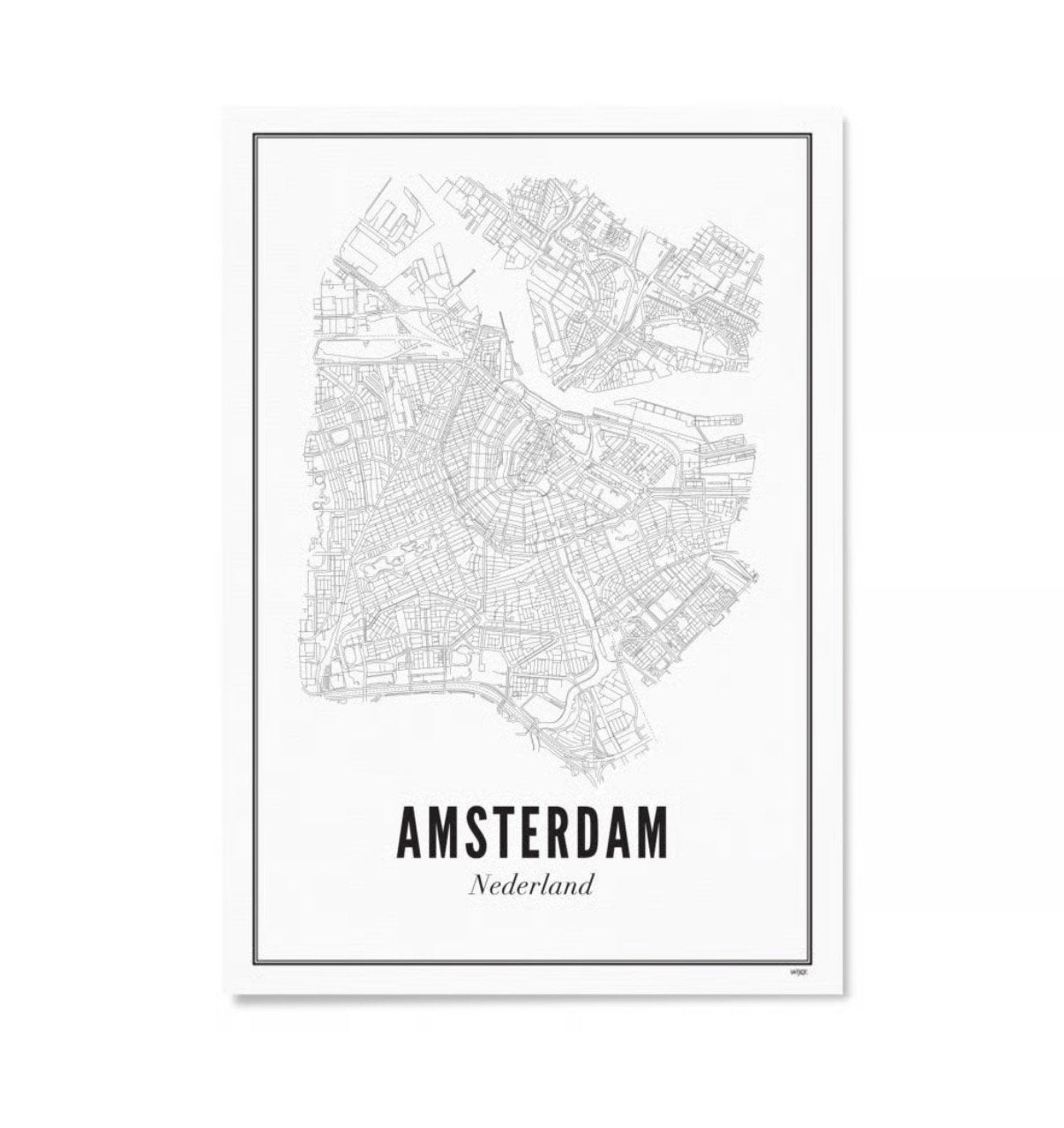 Wijck poster Amsterdam, Ophalen, Zo goed als nieuw