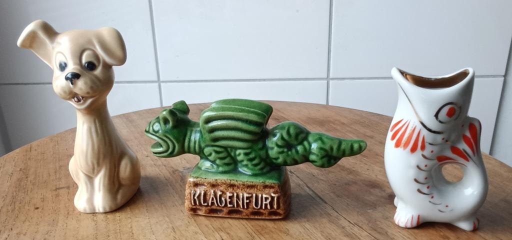 SylvaC hondje , Klagenfurt dragon , Glug shot glas ., Verzamelen, Ophalen of Verzenden, Zo goed als nieuw, Dier