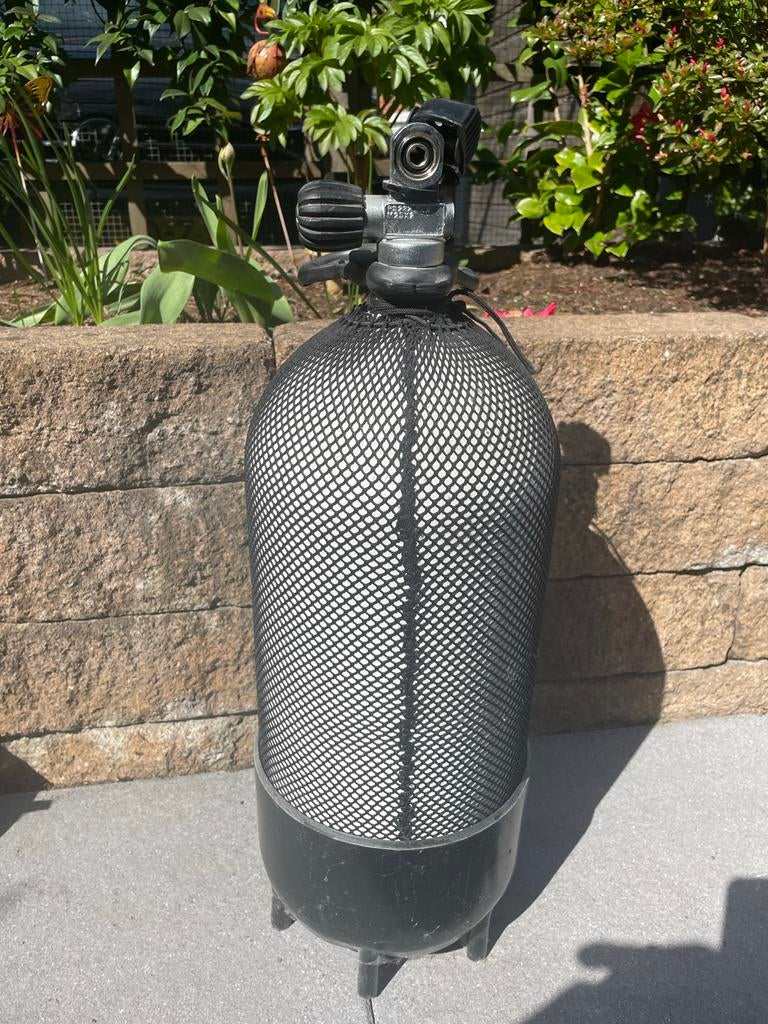 Duikfles 12 liter, Ophalen, Gebruikt, Duikfles