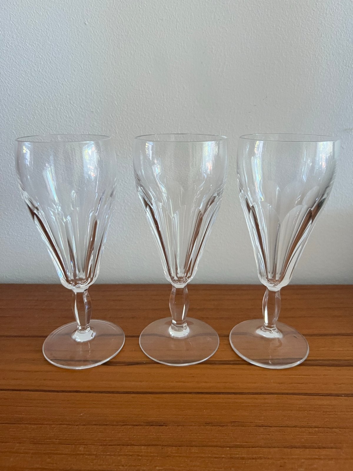 3 Vintage Peill & Putzler kristallen champagneglazen Marion, Ophalen of Verzenden