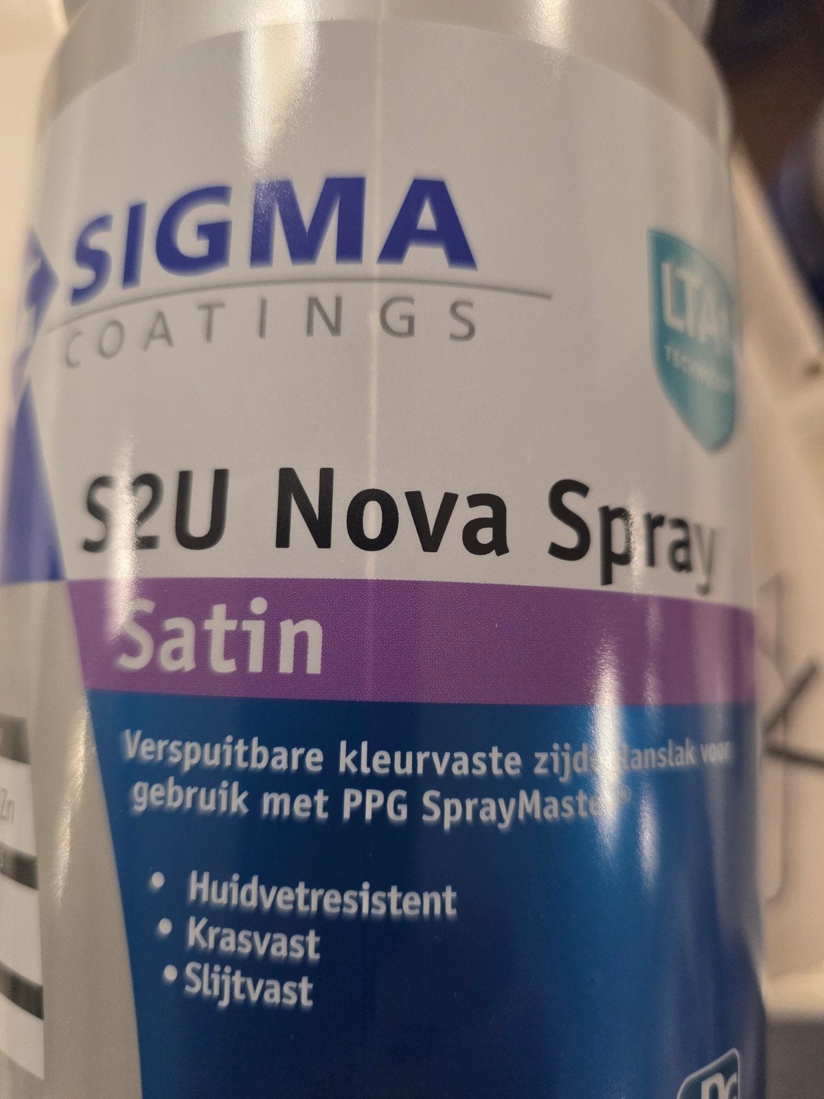Sigma S2U Nova en S2U Allure semi gloss spray, Wit, Nieuw, Ophalen of Verzenden, Lak