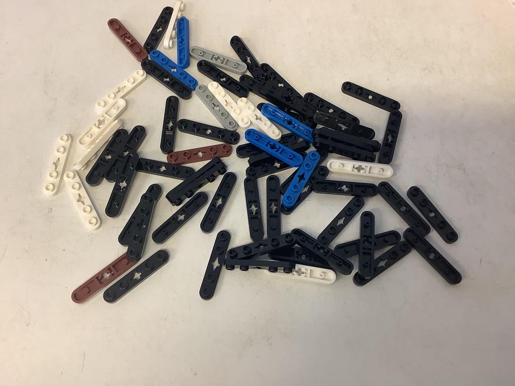 Lego technic plaat 1x5 met gladde uiteinden, Kinderen en Baby's, Speelgoed | Duplo en Lego, Ophalen of Verzenden, Gebruikt, Losse stenen