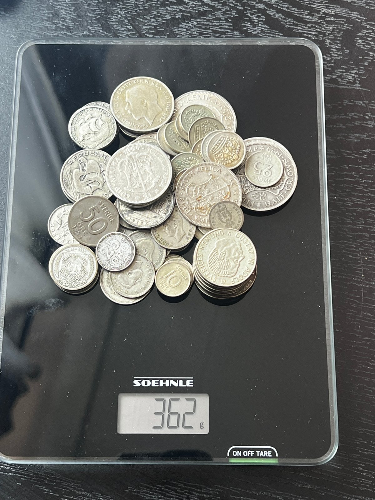 Zilveren munten 360 gram, Ophalen of Verzenden, Overige landen, Zilver