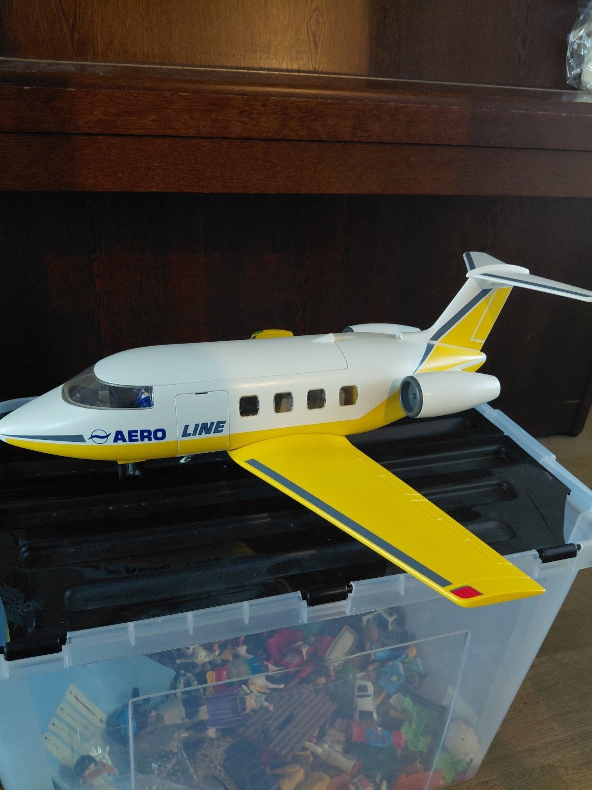 Playmobil Airport met vliegtuig en veel kleine onderdelen, Ophalen of Verzenden, Gebruikt, Overige typen