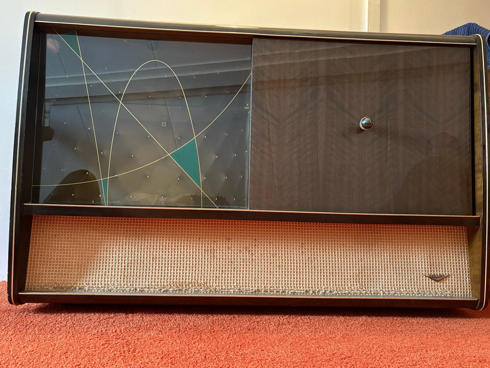 Vintage Korting Radio - Jaren '50/'60 Buizenradio, Audio, Tv en Foto, Radio's, Ophalen, Gebruikt, Radio