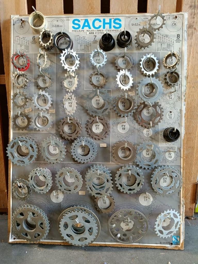 Sachs Huret pignon cassette kransjes bord Campagnolo, Ophalen, Overige typen, Racefiets, Sachs