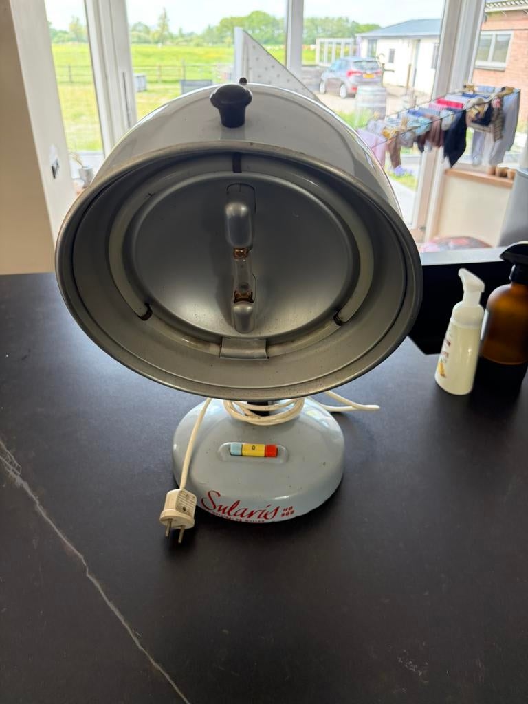 Vintage infra rood lamp (decoratief), Ophalen, Gebruikt, Minder dan 50 cm