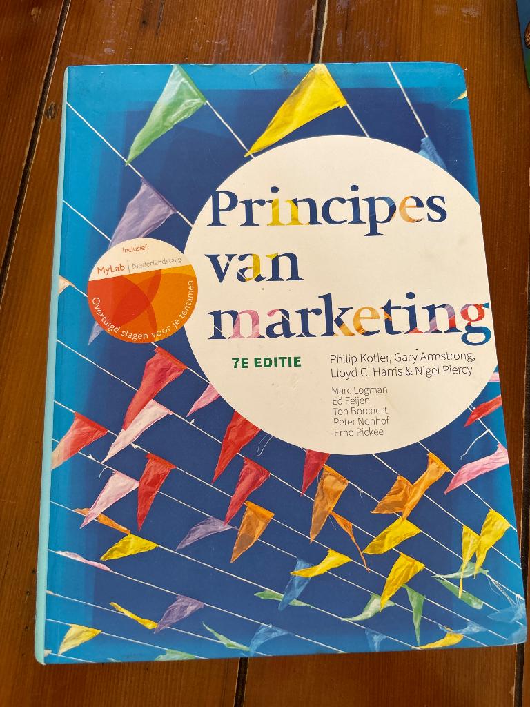 Principes van marketing, Boeken, Ophalen of Verzenden, Zo goed als nieuw, Economie en Marketing