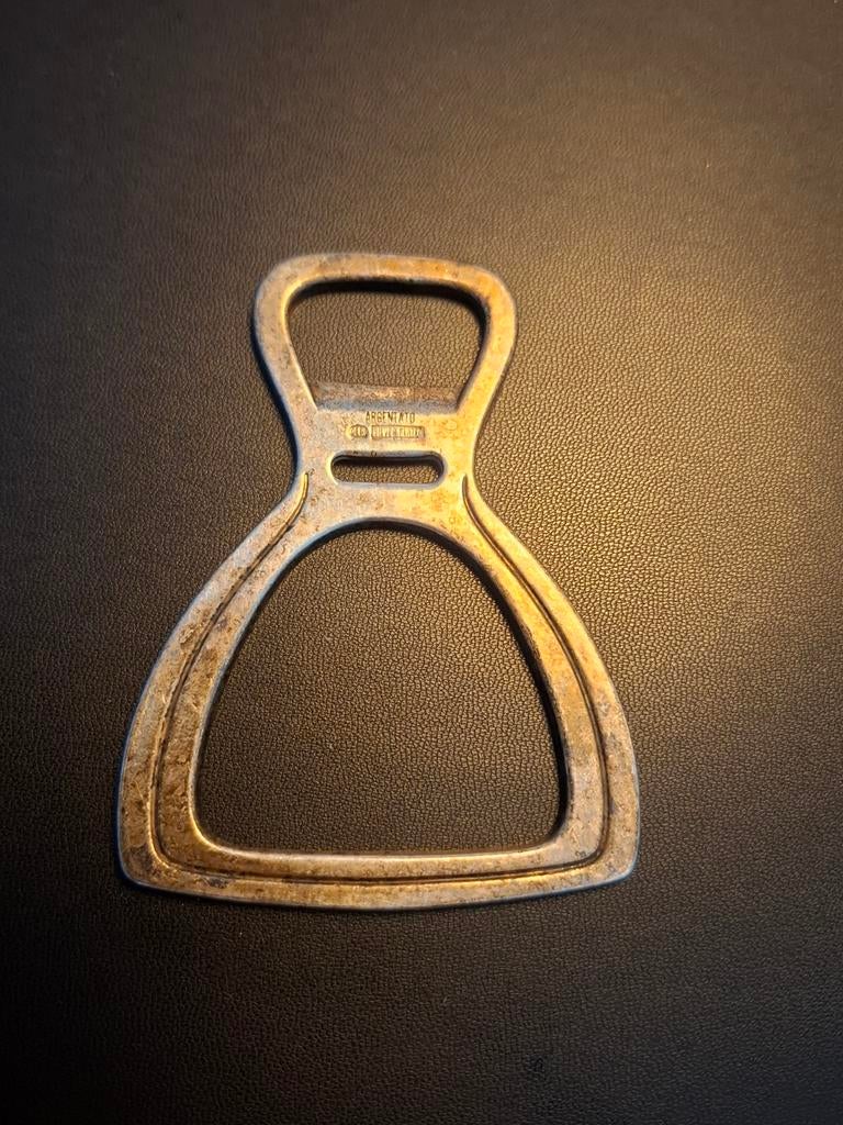 Vintage stijgbeugel fles opener, Antiek en Kunst, Curiosa en Brocante, Ophalen of Verzenden