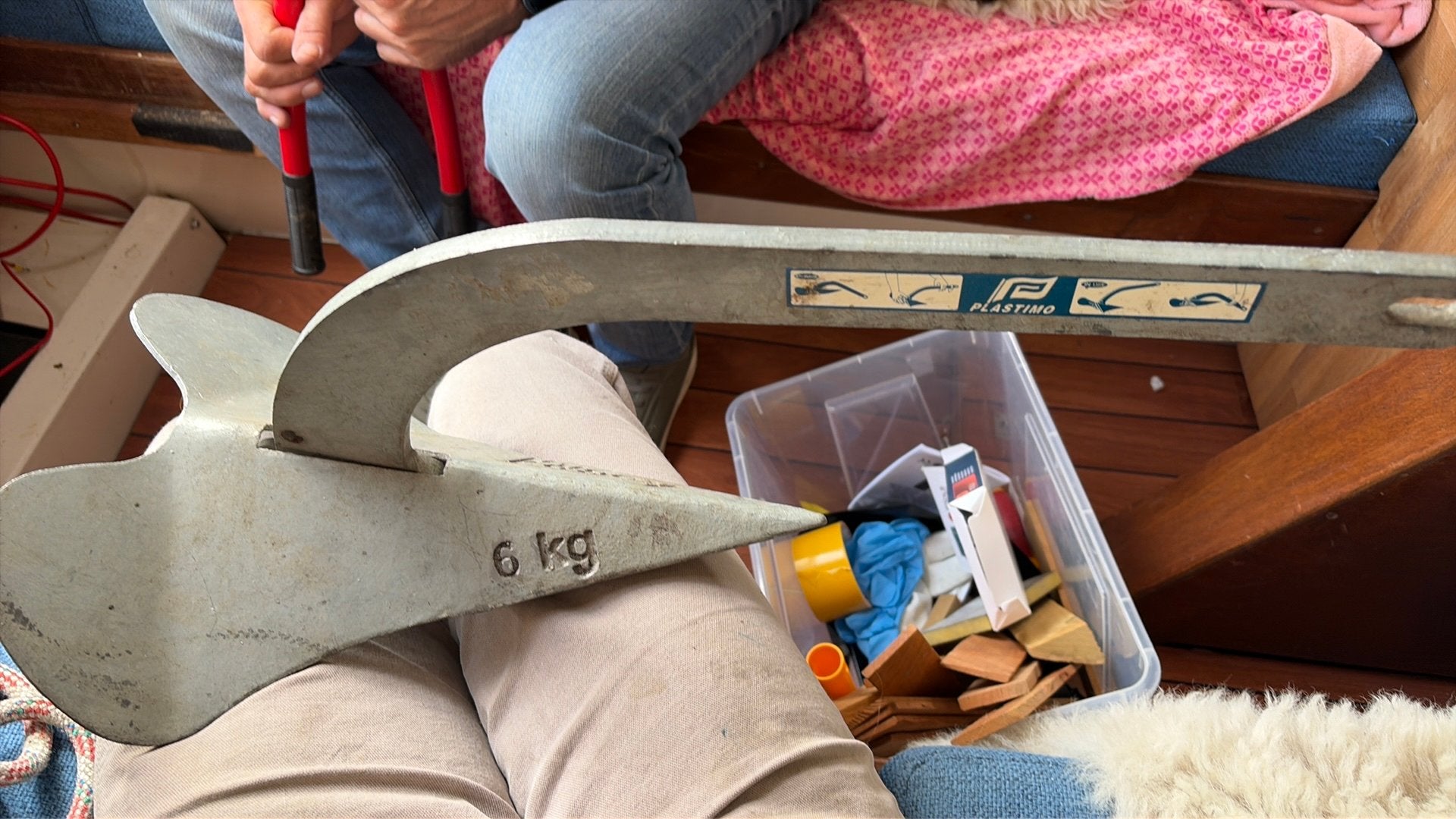Plastimo kobra anker zgan, Watersport en Boten, Ophalen of Verzenden, Zo goed als nieuw, Overige typen