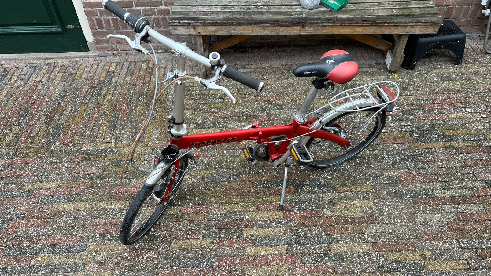 Batavus Intro Versa, Fietsen en Brommers, Fietsen | Vouwfietsen, Ophalen, 20 inch of meer, Gebruikt, Velgrem