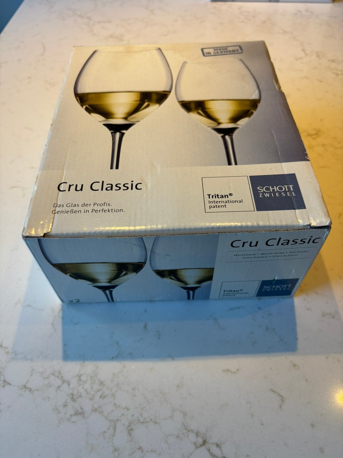 2x Schott Zwiesel witte wijnglazen, Ophalen, Nieuw, Overige typen