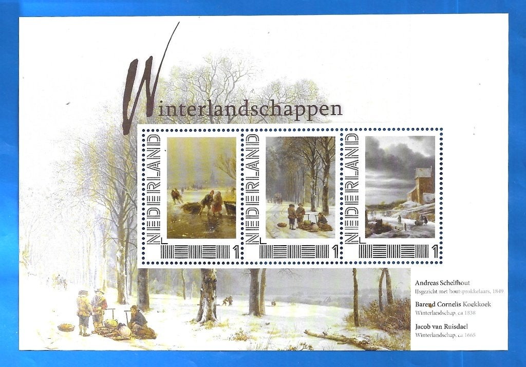 Postzegelvel Postset 2751-B-1 Winterlandschappen - 2011, Verzenden, Na 1940, Postfris