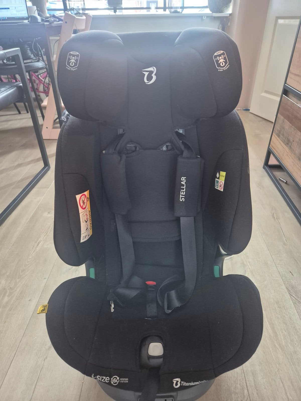 Titanium Baby Stellar Pro 360 I-size autostoel zwart, Kinderen en Baby's, Autostoeltjes, Ophalen, Zo goed als nieuw, Overige merken