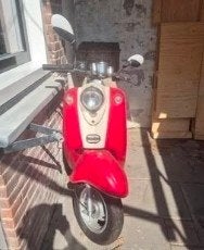 Yiying Dolci Vita elektrische scooter - opknapper blauw kent, Ophalen, Gebruikt, Elektrisch, Overige merken