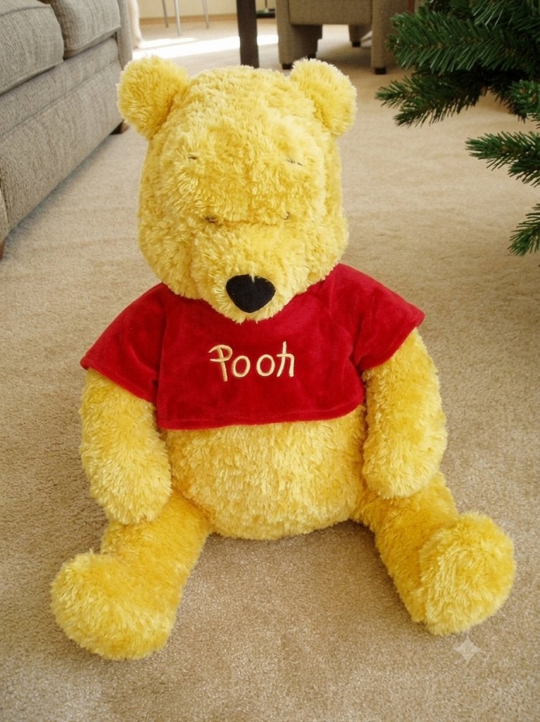 Grote Winnie the Pooh knuffel 50 cm, Ophalen, Winnie de Poeh of vrienden, Zo goed als nieuw, Knuffel
