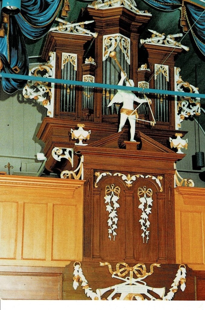 Blessum, interieur Kerk, Ophalen of Verzenden, Ongelopen, Friesland