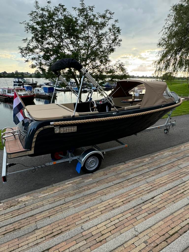Maasloep 590 honda 20pk antraciet kleur nieuw luxe opties