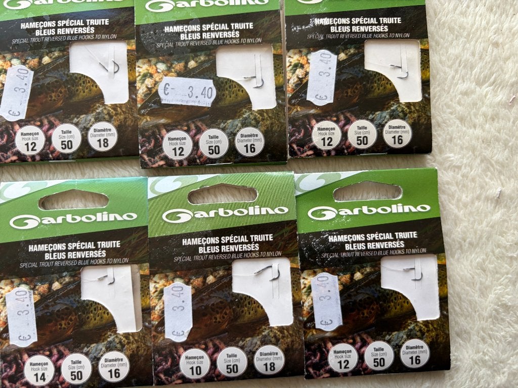 adv 350 / NIEUW mixset 8 forel onderlijnboekjes, Ophalen of Verzenden, Nieuw, Haak
