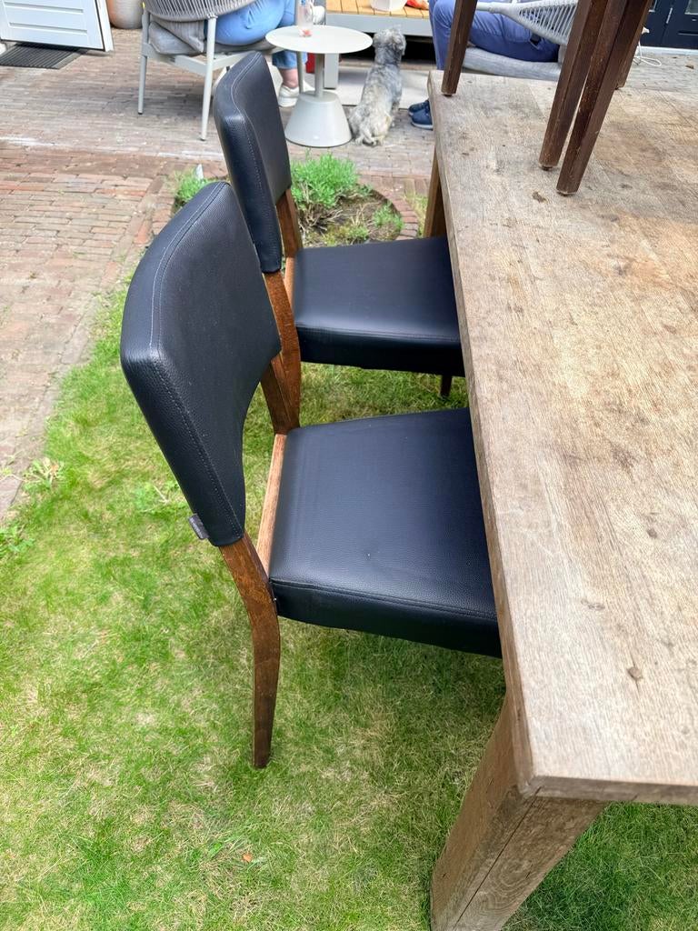 Comfortabele stapelbare restaurantstoelen van de Arend, Zwart, Ophalen of Verzenden, Zo goed als nieuw, Vijf, Zes of meer stoelen
